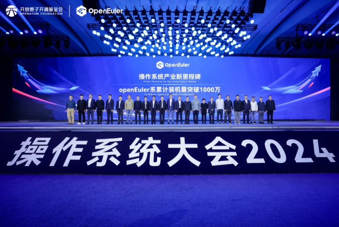 操作系统大会2024丨bodog博狗动力连任“openEuler社区突出孝顺单位”